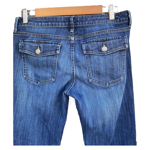 Banana Republic Sz 29/8 Short 34x30 Jeans Low Rise Bootcut Y2K 00s - Picture 3 of 10